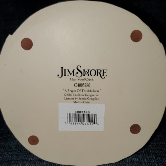 Jim Shore Heartwood Angel Prayer of Thankfulness Bless This Family - Picture 5 of 10